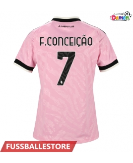 Günstige Juventus Francisco Conceicao #7 Auswärtstrikot Damen 2026-27 Kurzarm